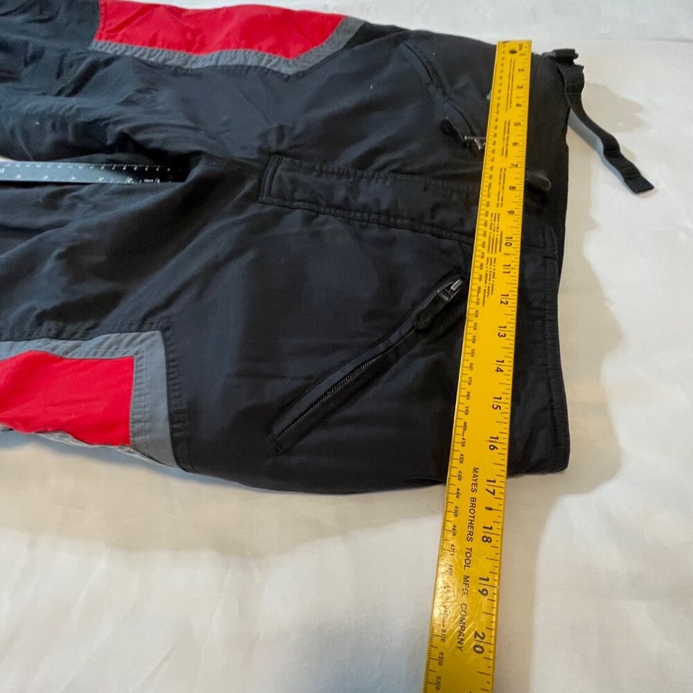 Spyder Boys Vintage Ski Pants Black Red Size 18 Winter Sport Medium - Picture 10 of 11